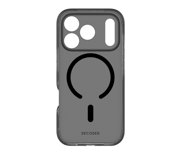 Decoded DropTec Transparent Backcover, iPhone 17 Pro, Frosted Black - 1359074 - zdjęcie